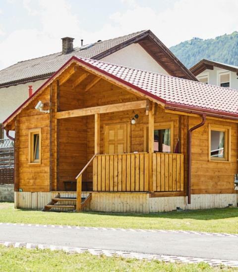Camping Dreilaendereck Blockhuetten & Apartments Ried im Oberinntal Esterno foto